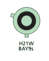 LAMPADA 21W BAY9S H 21W