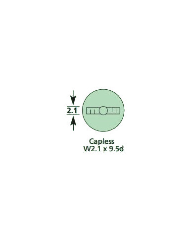 LAMPADA  5W W2.1X9.5D VETRO