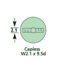 LAMPADA  5W W2.1X9.5D VETRO