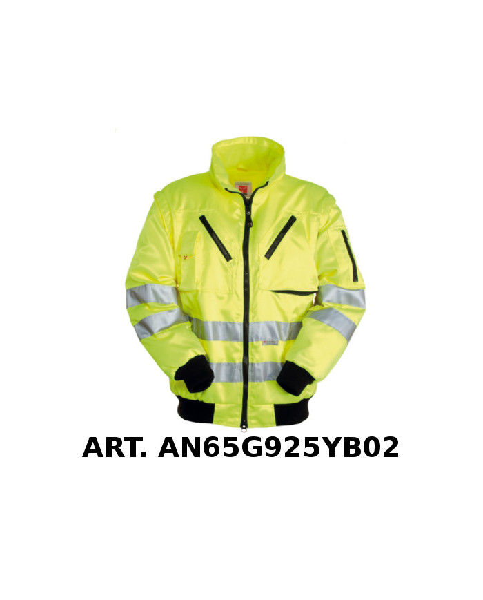 POLO GRD GIALLO FLUO-BLUNAVY