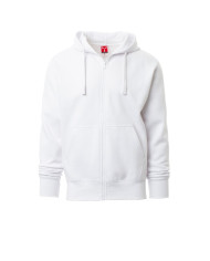 FELPA PRT FULL ZIP CON CAPPUCCIO GARZATA  280GR