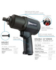 KIT AVVITATORE AD IMPULSI 1/2 DINO PAOLI DP 1800