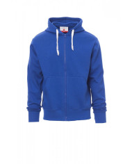 FELPA PRT FULL ZIP CON CAPPUCCIO GARZATA  280GR