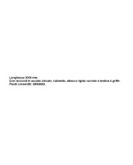 TUBO GRASSO  L. 1500 MM C/ACCESSORI