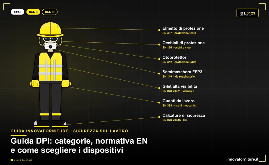 Guida DPI 2026: categorie, normativa e come sceglierli
